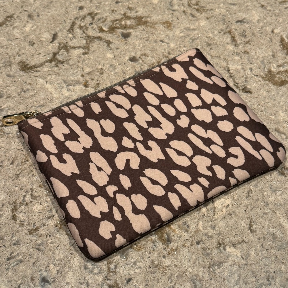 Seafolly Leopard Neoprene Clutch